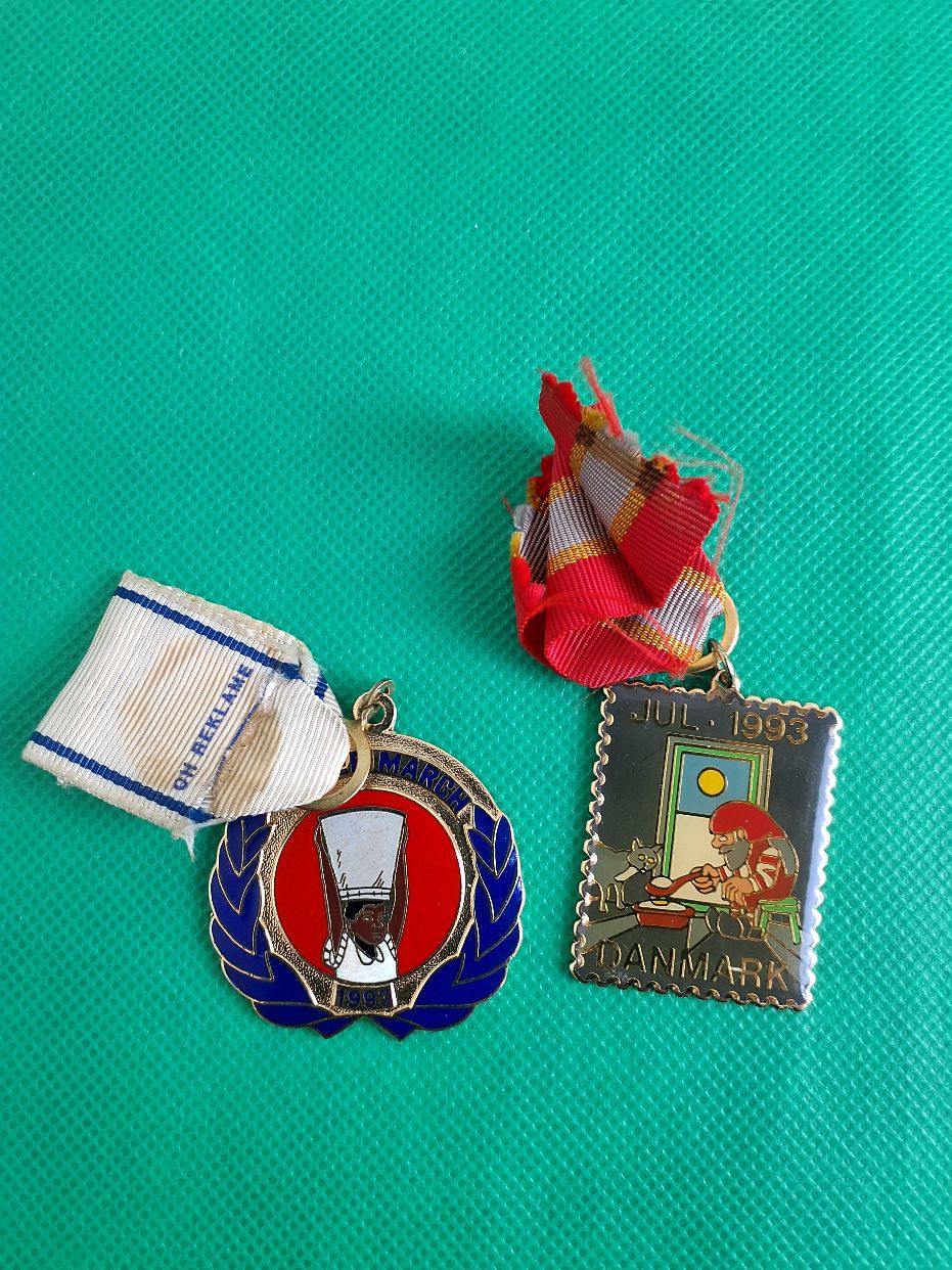 8 stk Marchmedaljer