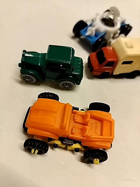 Lot af vintage minibiler