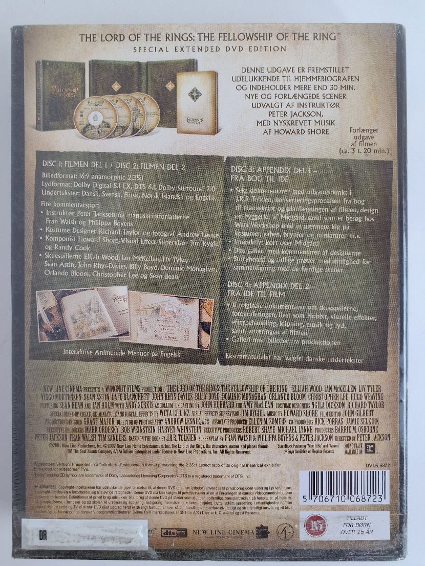 Dvd Ringenes Herre Fellowship ext