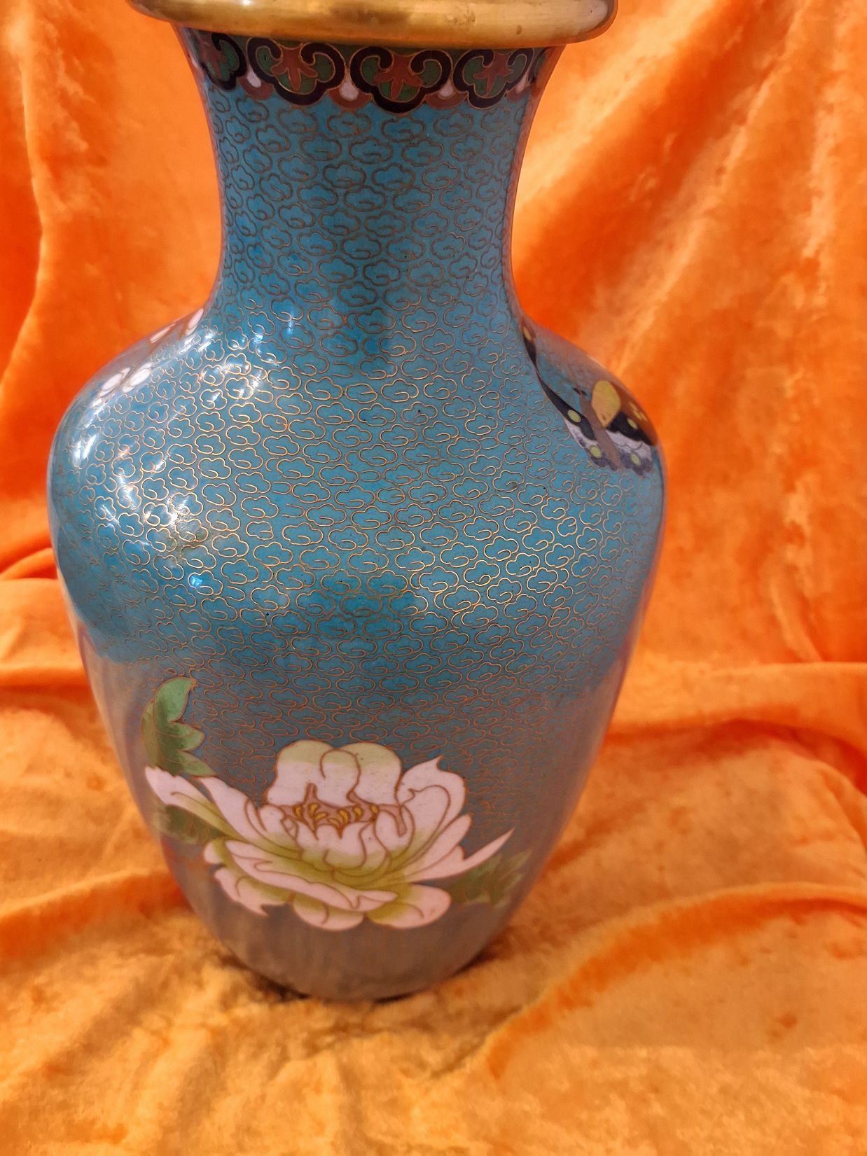 Cloisonne emalje vase