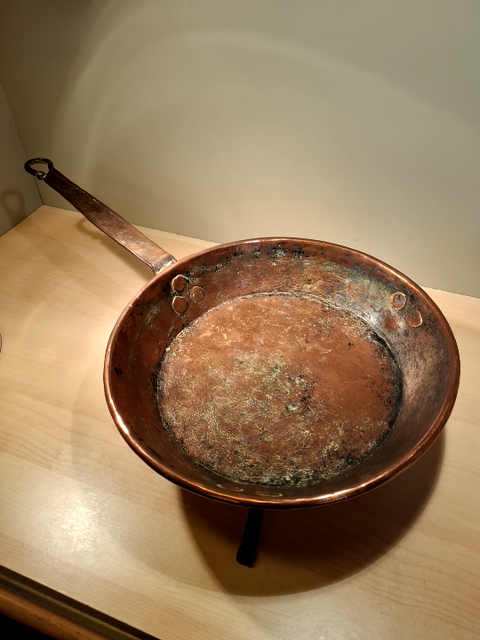 Gammel kobber pande
