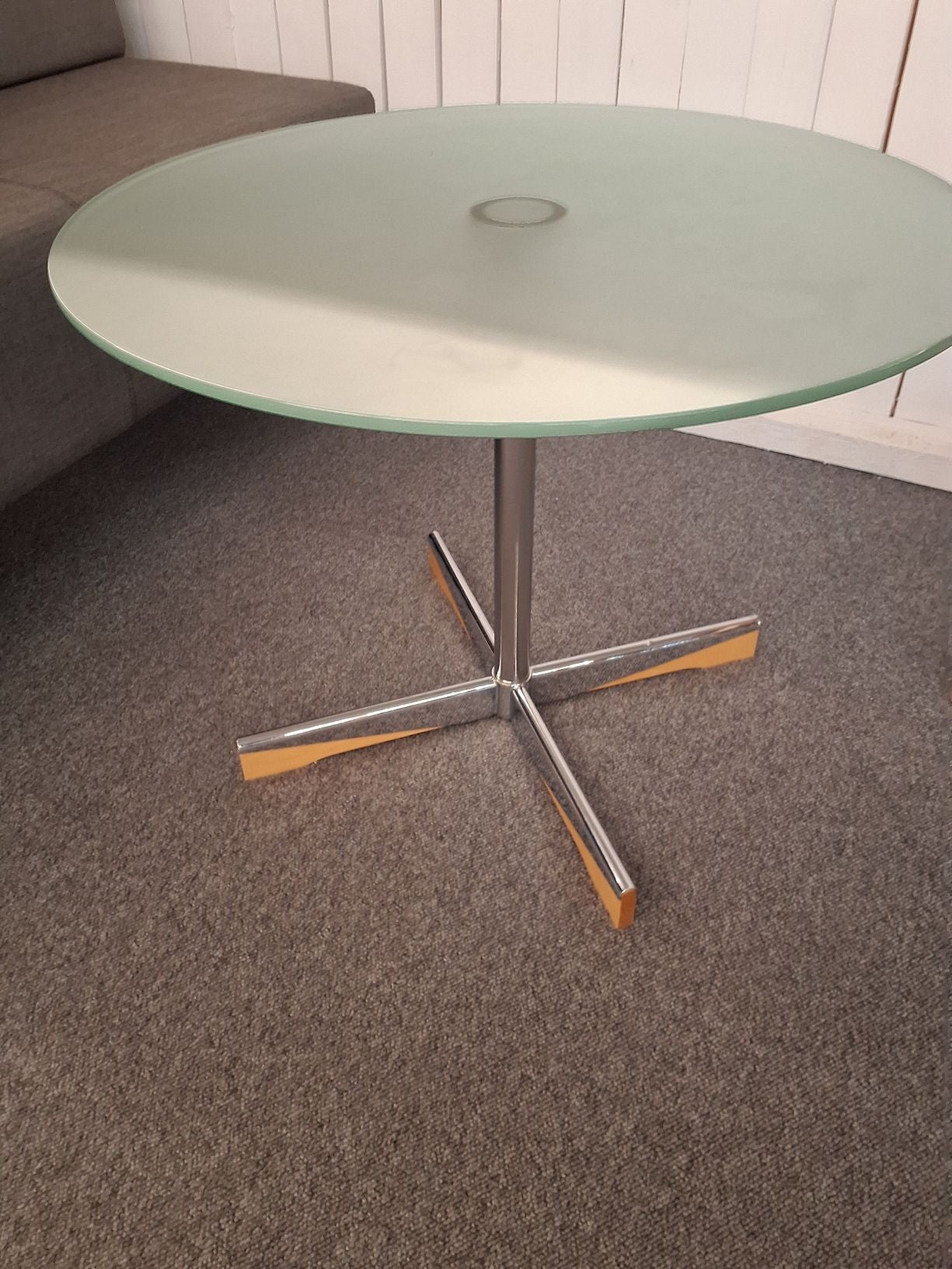 Lounge-sofabord med glasplade - 7072