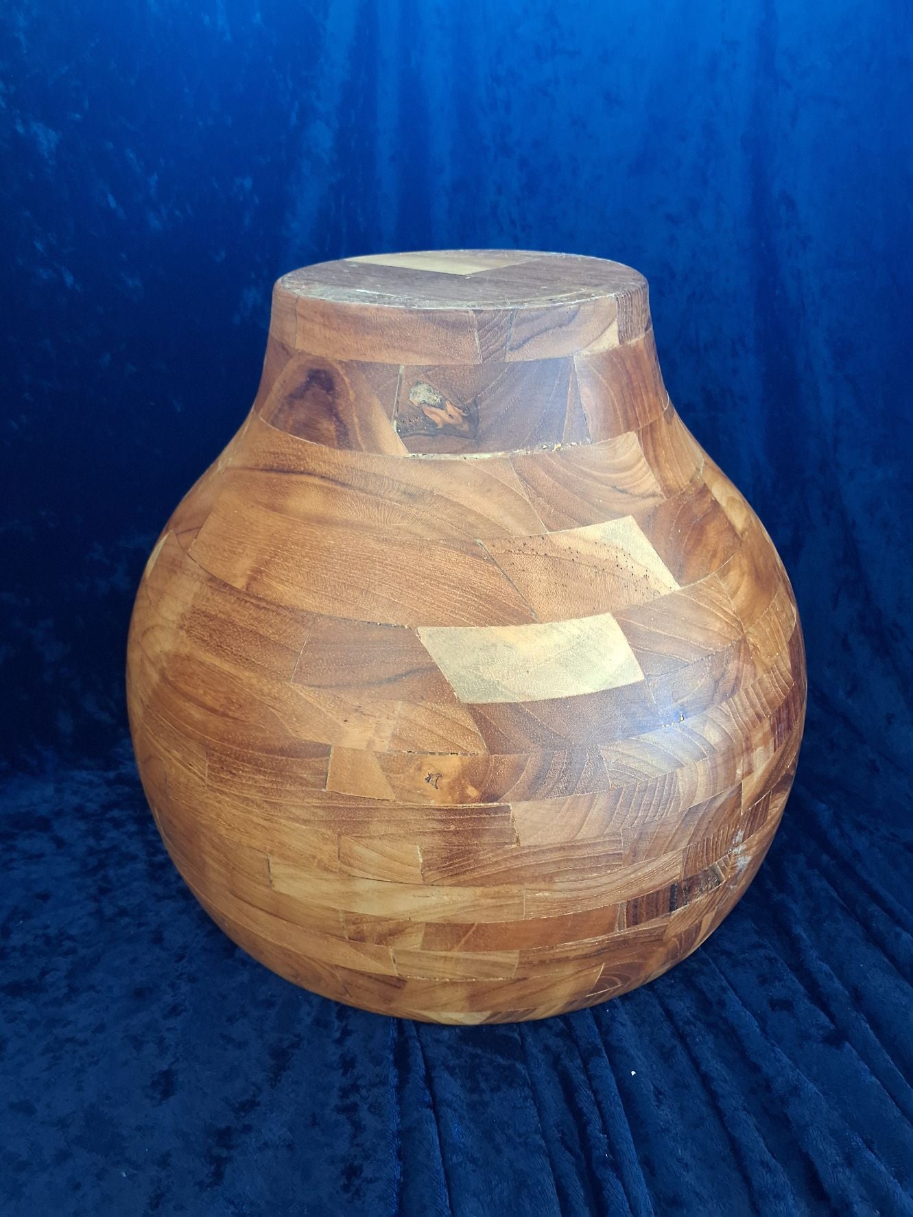 Stor teak potte/skål