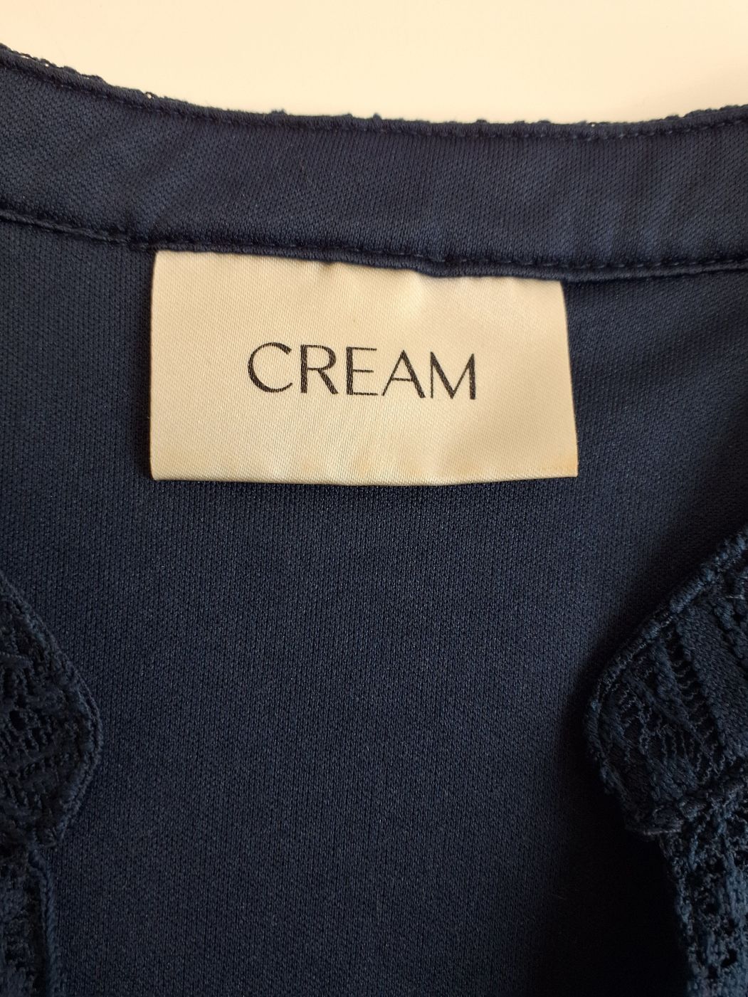 Cream Bluse