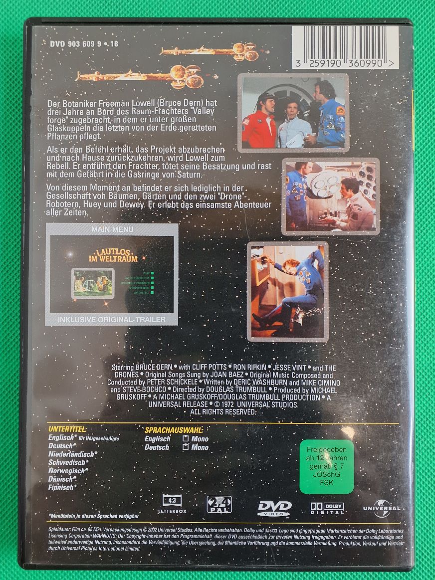 Dvd: Lautlos im Weltraum (1972)