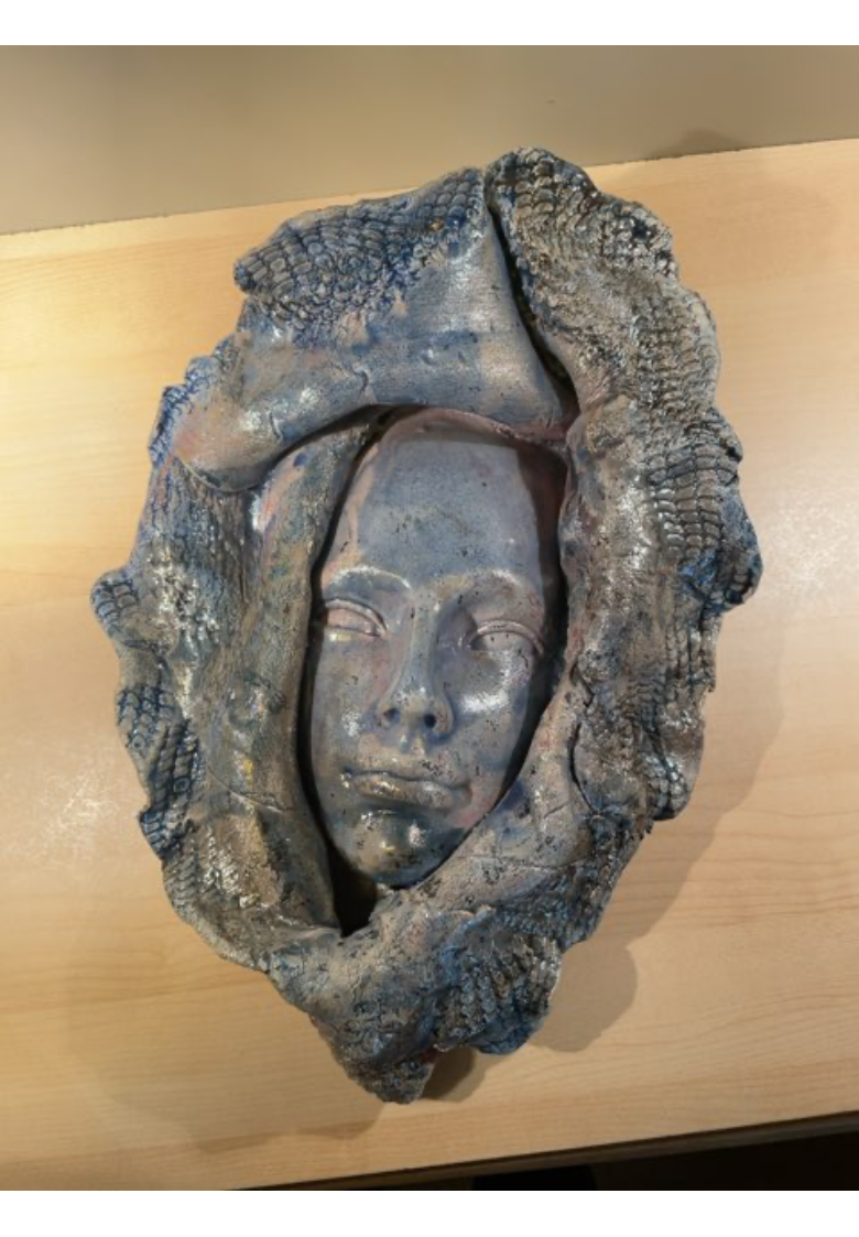 Keramik relief