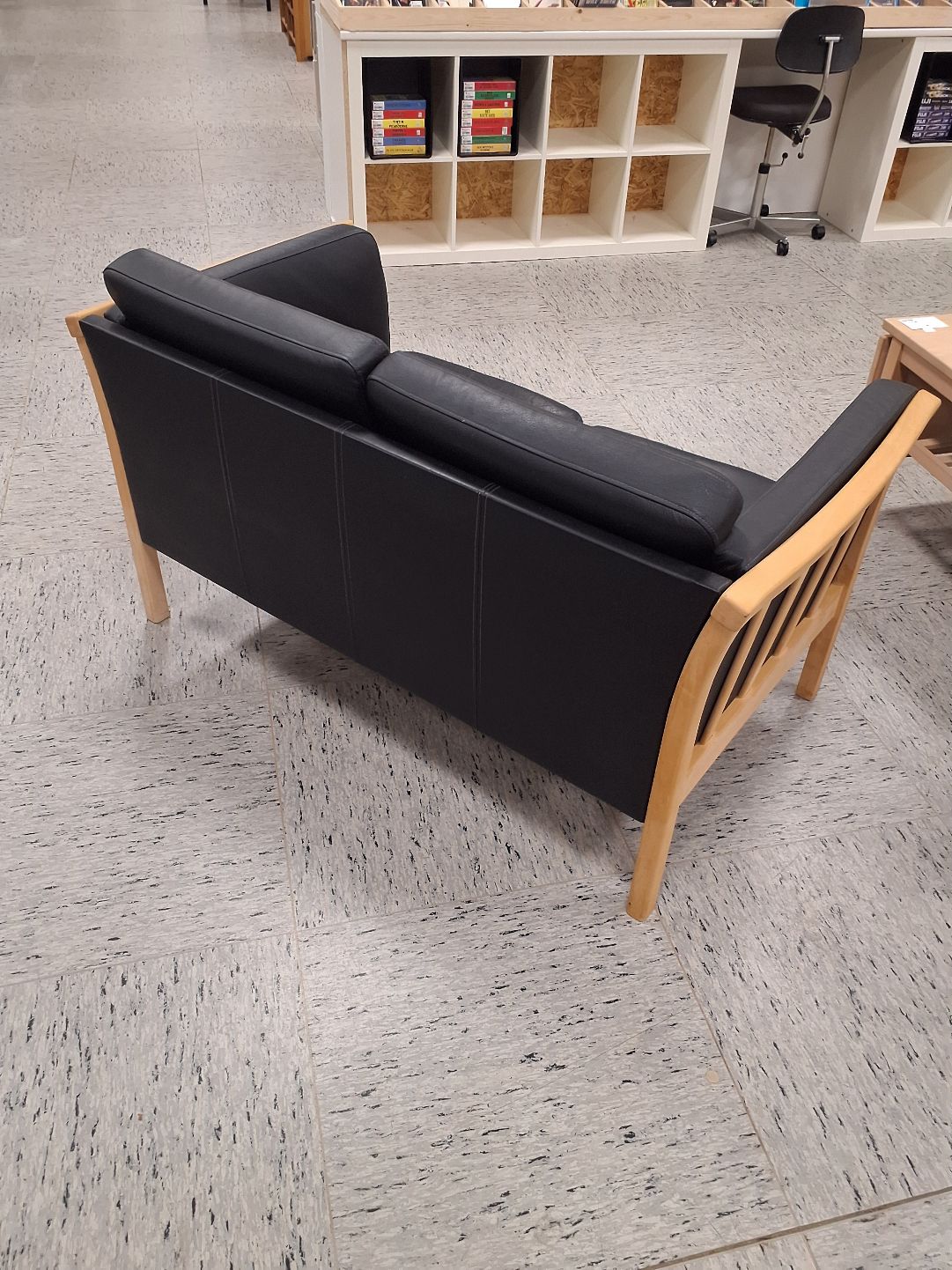 2 ps læder sofa