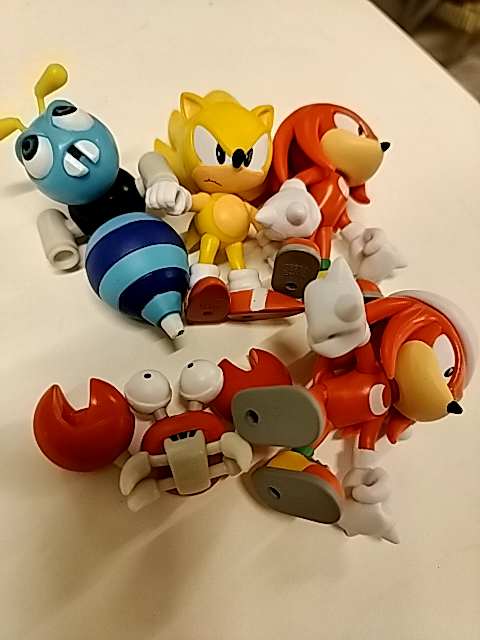 Lot 5x SEGA Jakks Pacific-figurer