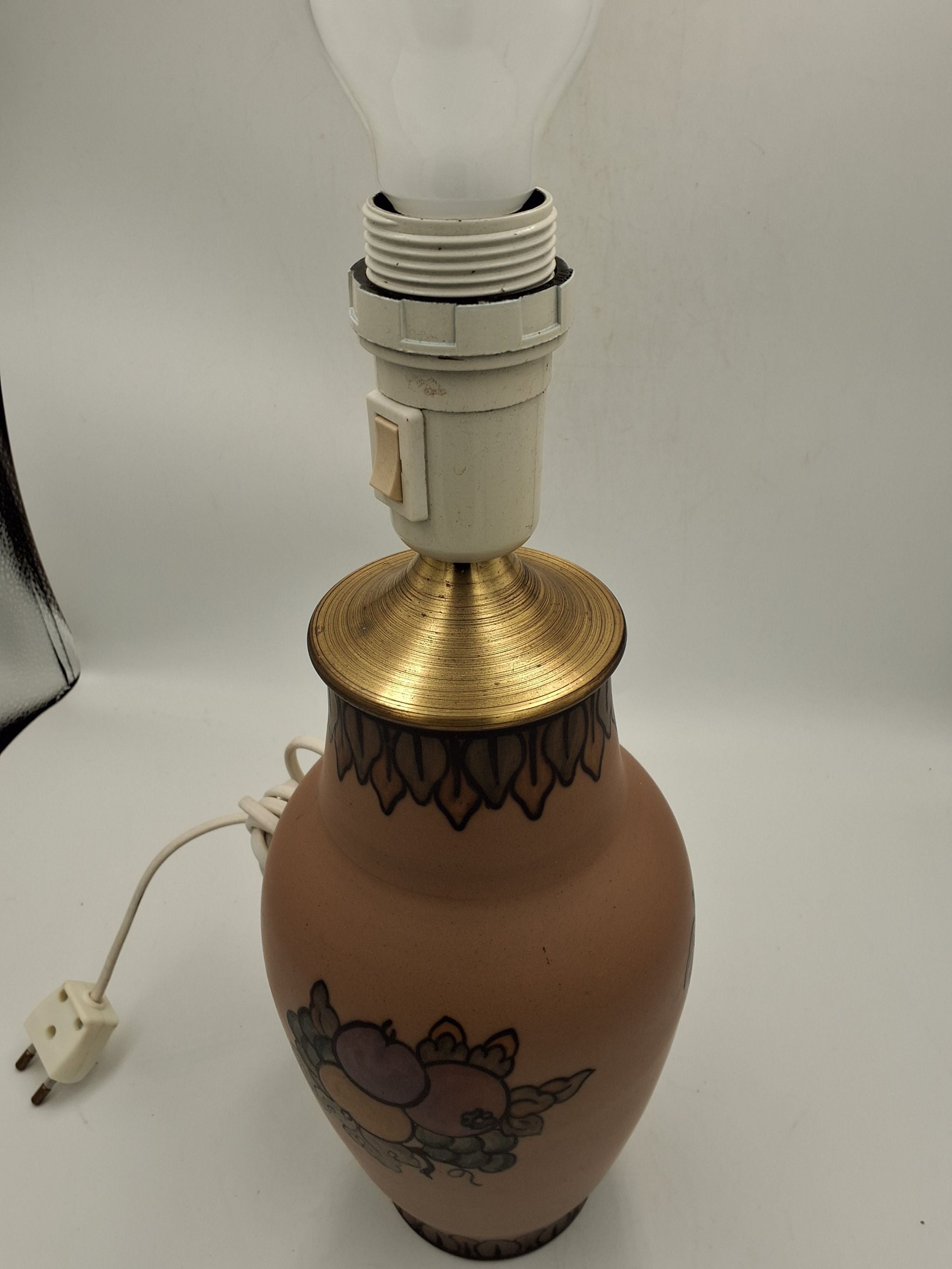 Hjort keramik lampe