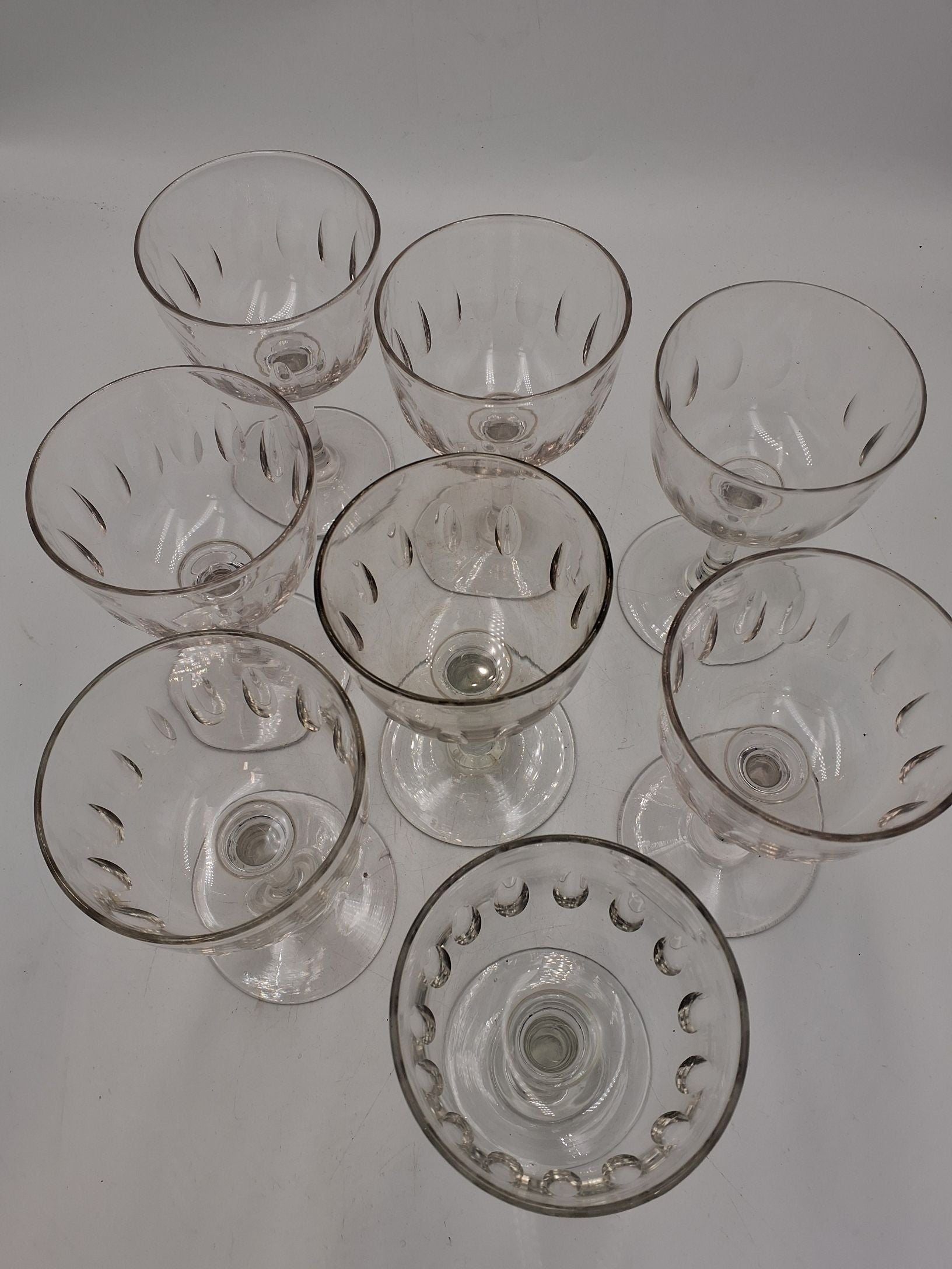 8 stk rødvin glas