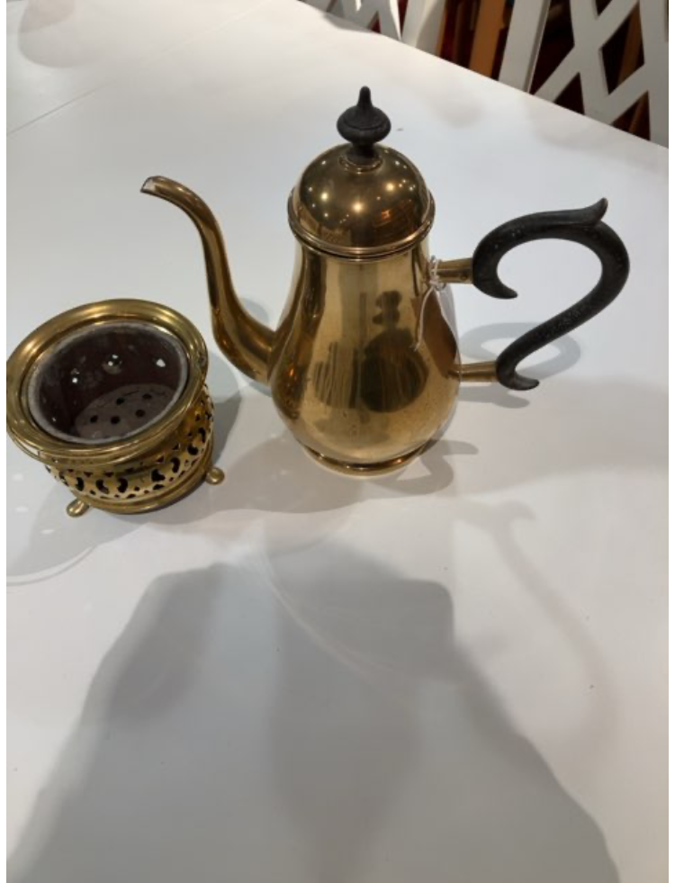 Kaffekande med fyrfad