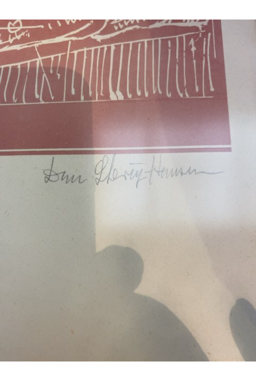 Dan sterup Hansen litografi