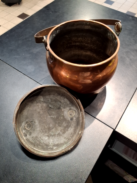 Kobber gryde