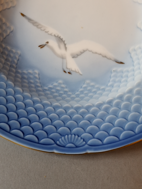 B&G mågestel, dyb frokosttallerken