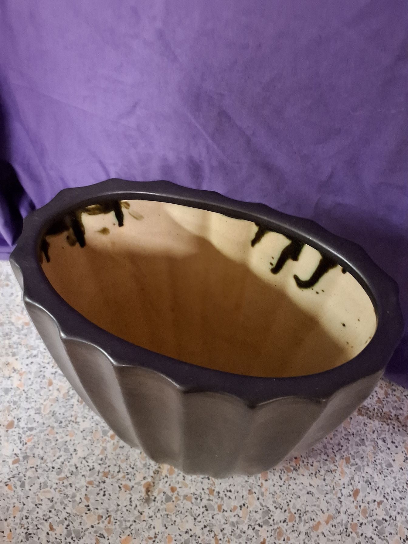 Keramik vase - brun