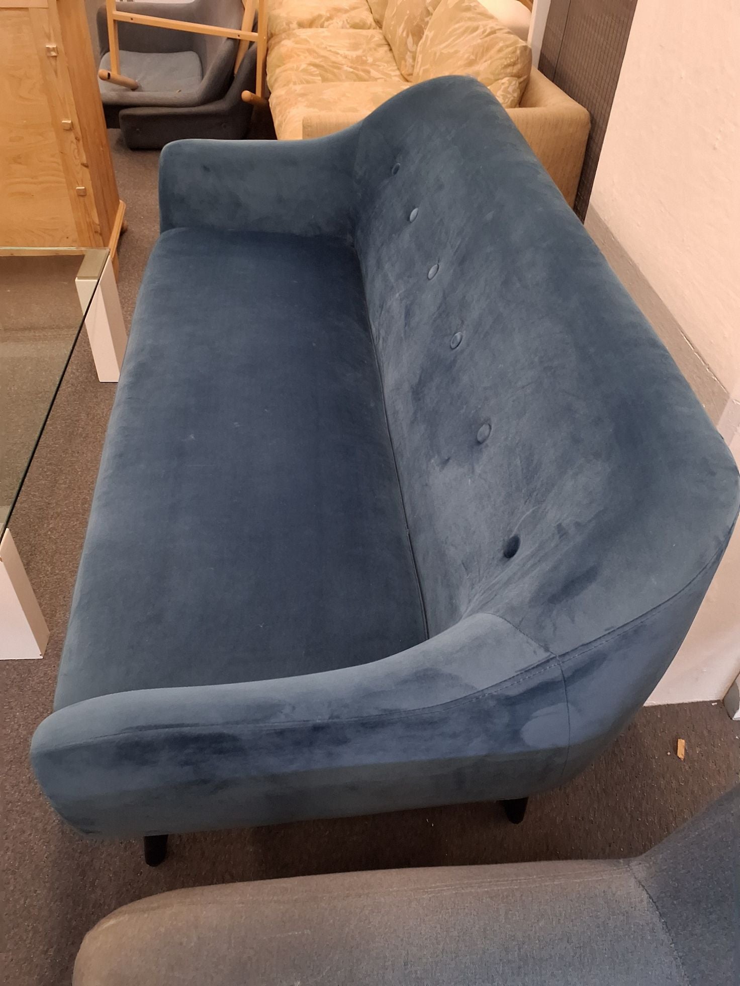 2 1/2 persons sofa velour