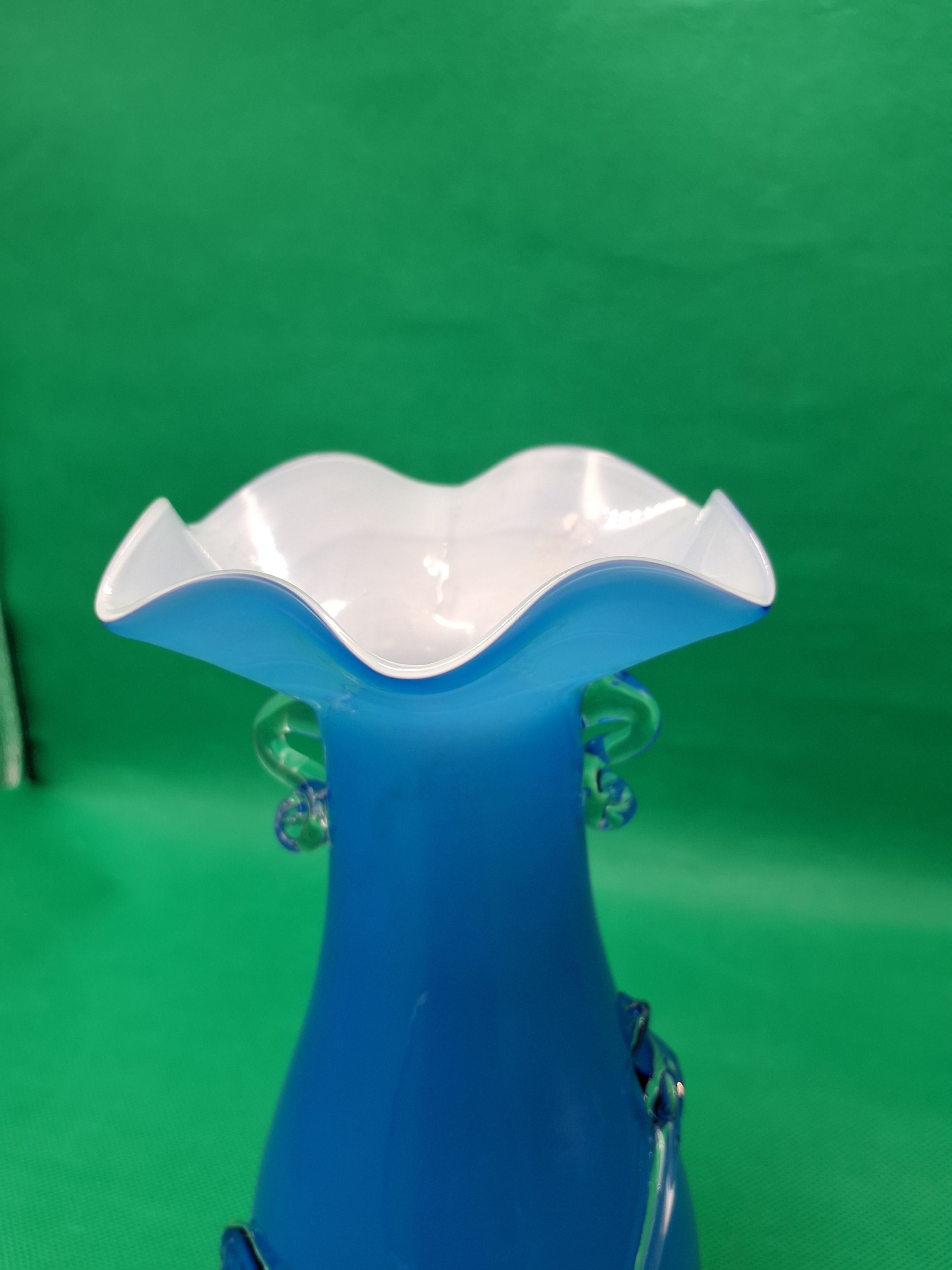 Blå tivoli vase