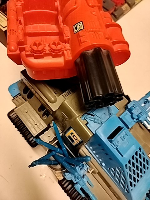 Stor, vintage GI Joe: Motorized Battle Wagon fra 1991