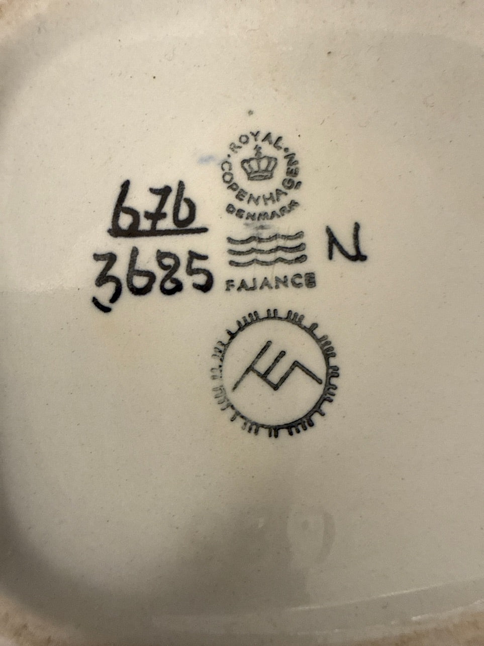 Royal Copenhagen fajance vase
