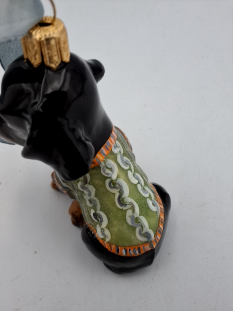Komozjafamily julepynt, gravhund hvalp