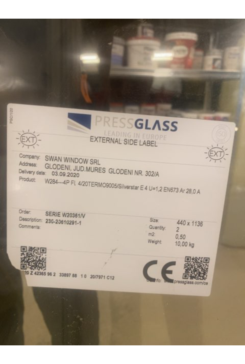 Termo vinduer med energi glas