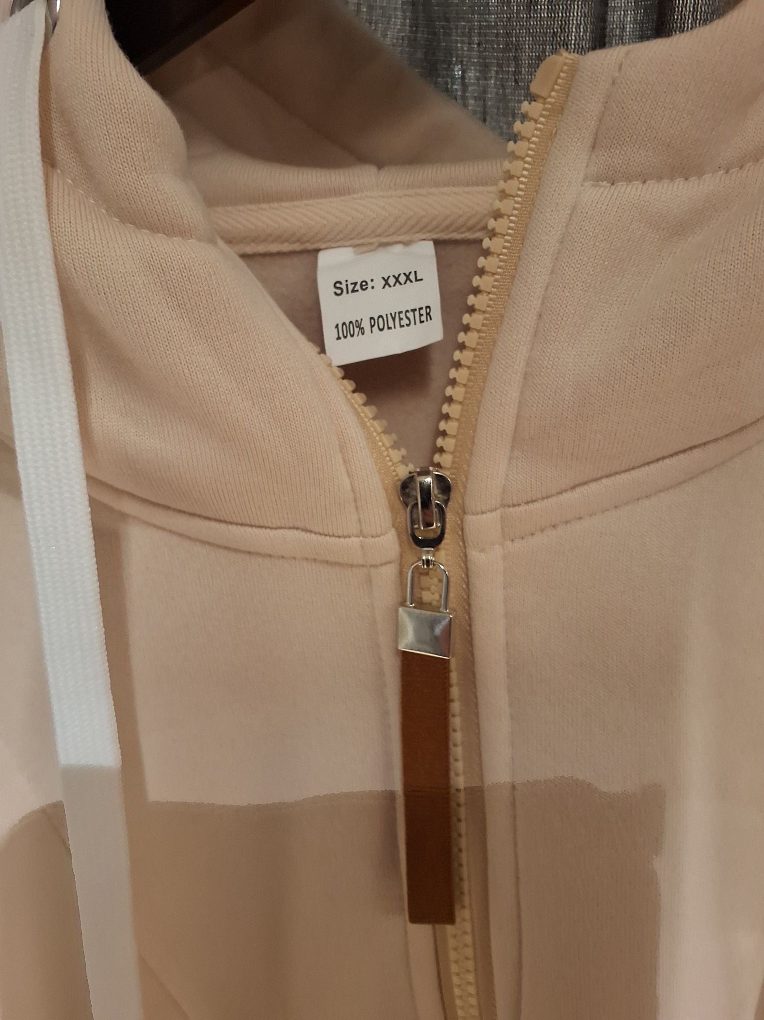 Beige hoodie