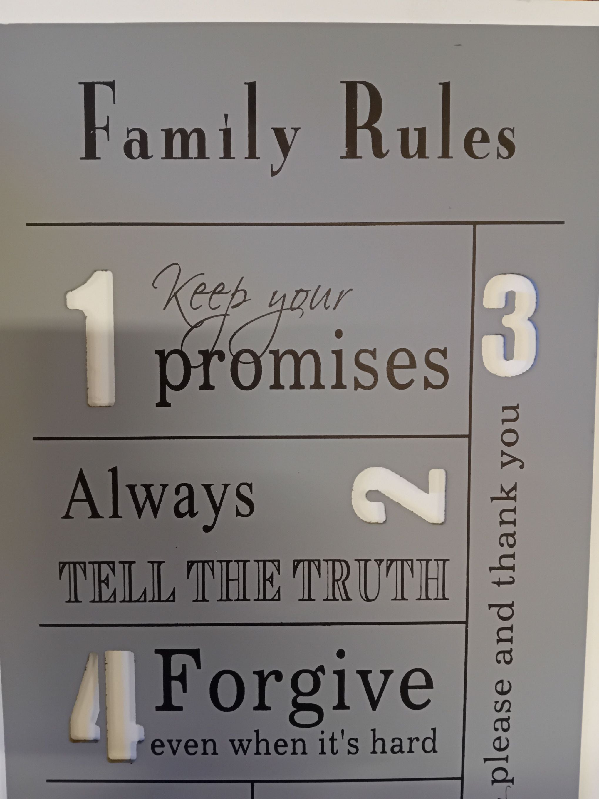 Family rules