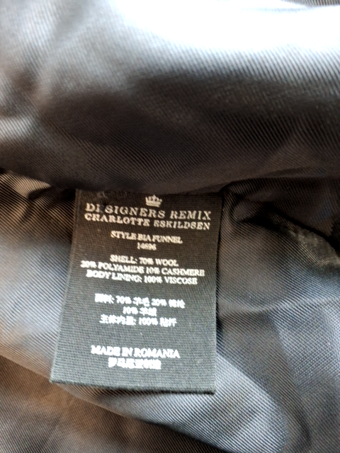 Designers Remix Uldfrakke (R031)