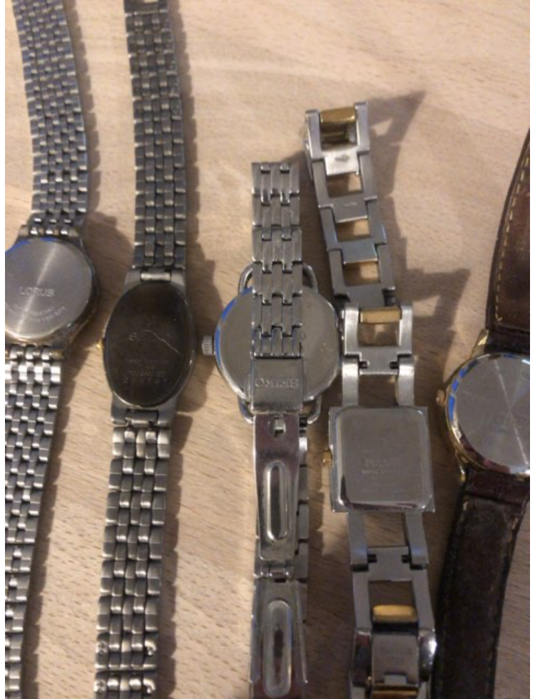 Armbåndsure, dame 5 stk.