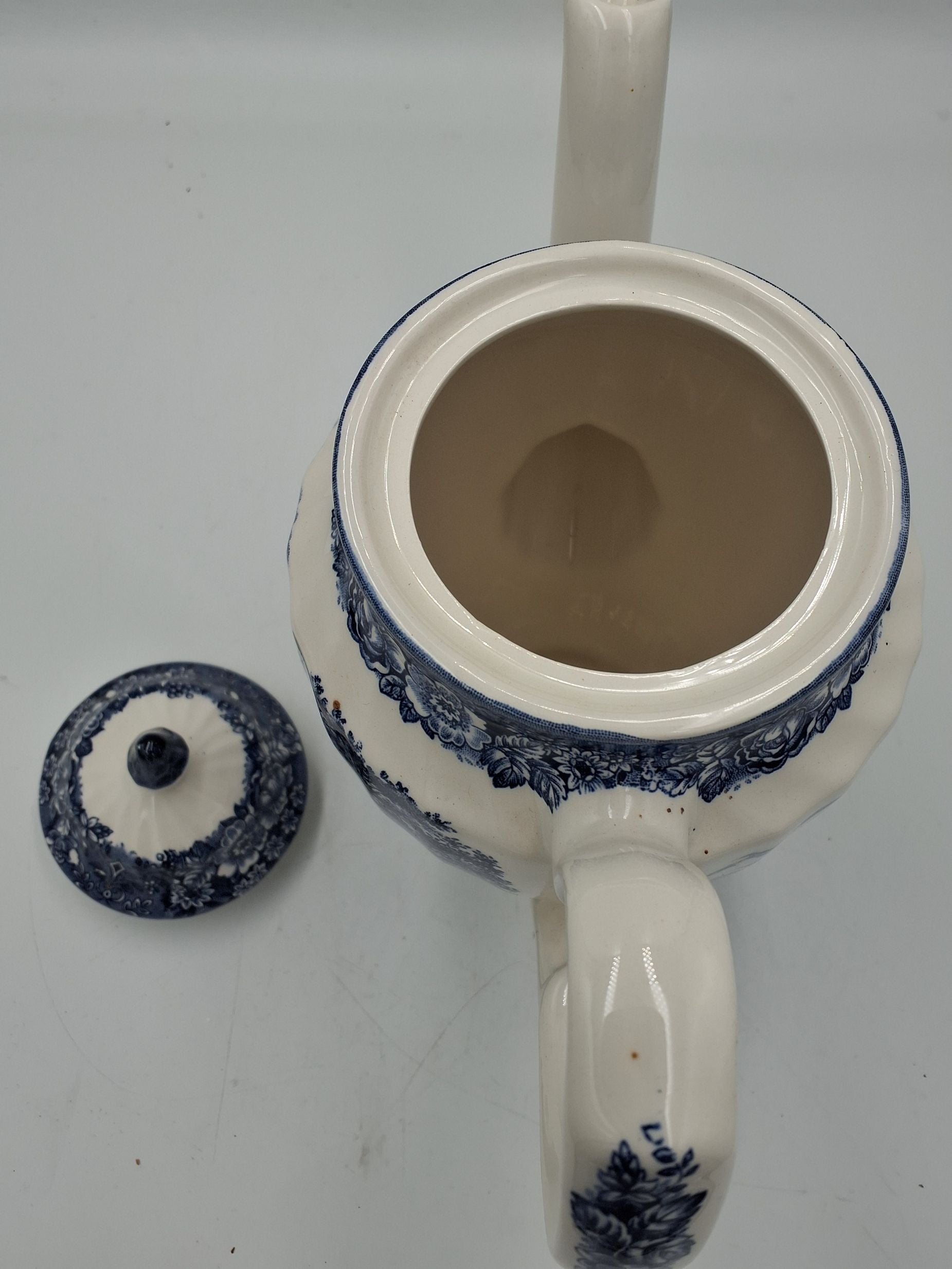 Tekande blå motiv