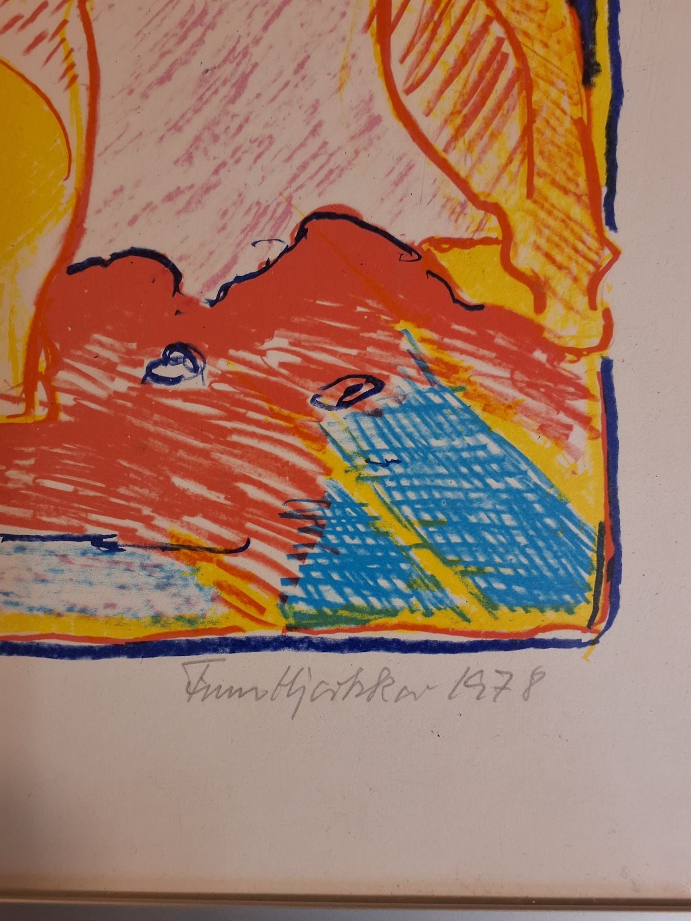 Finn Hjortkær Litografi
