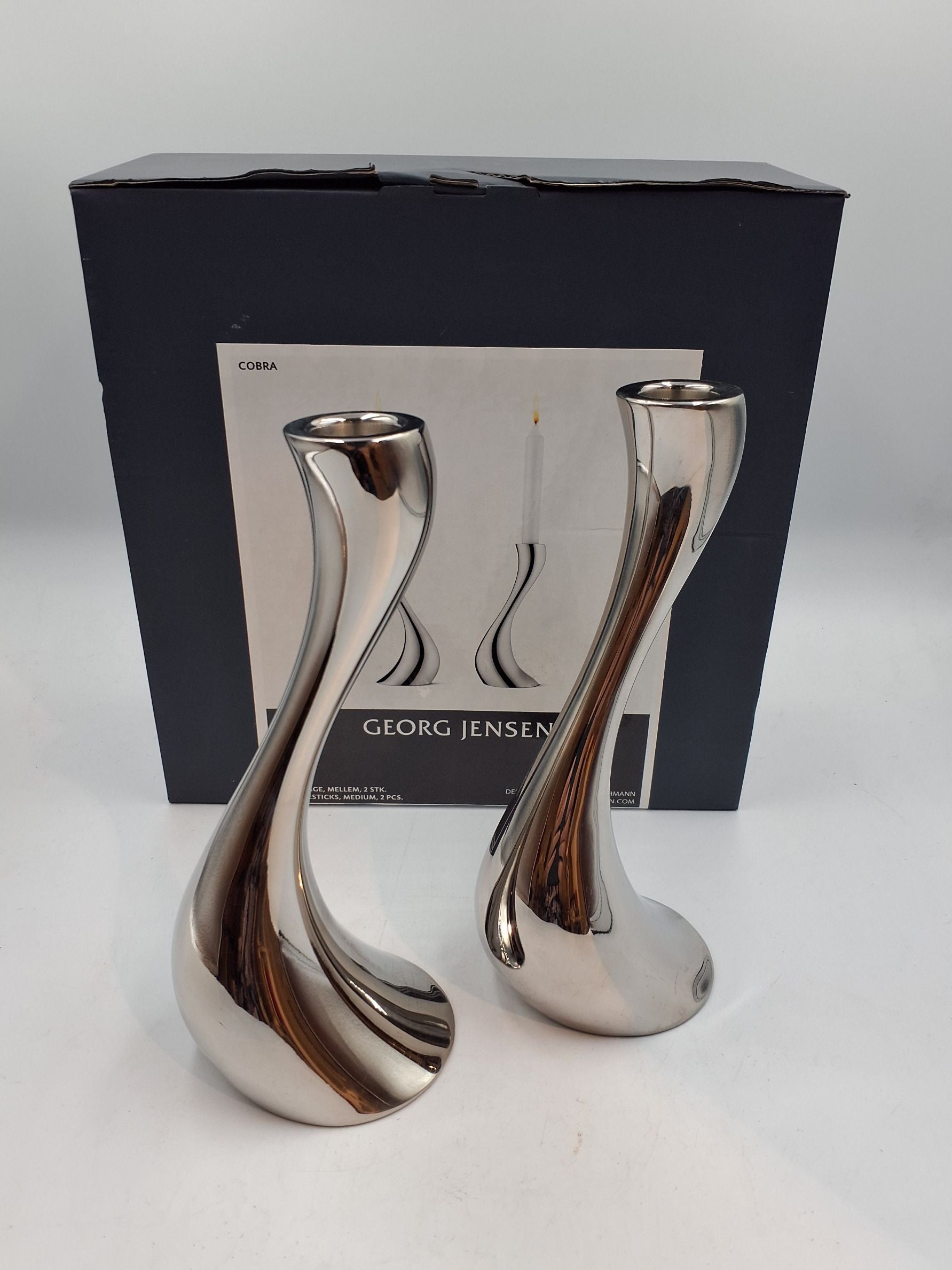2 stk Georg Jensen lysestager