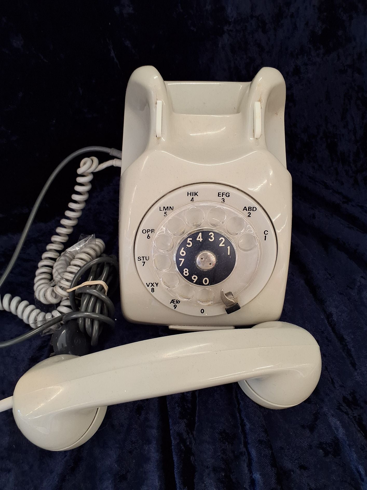Retro drejeskivetelefon
