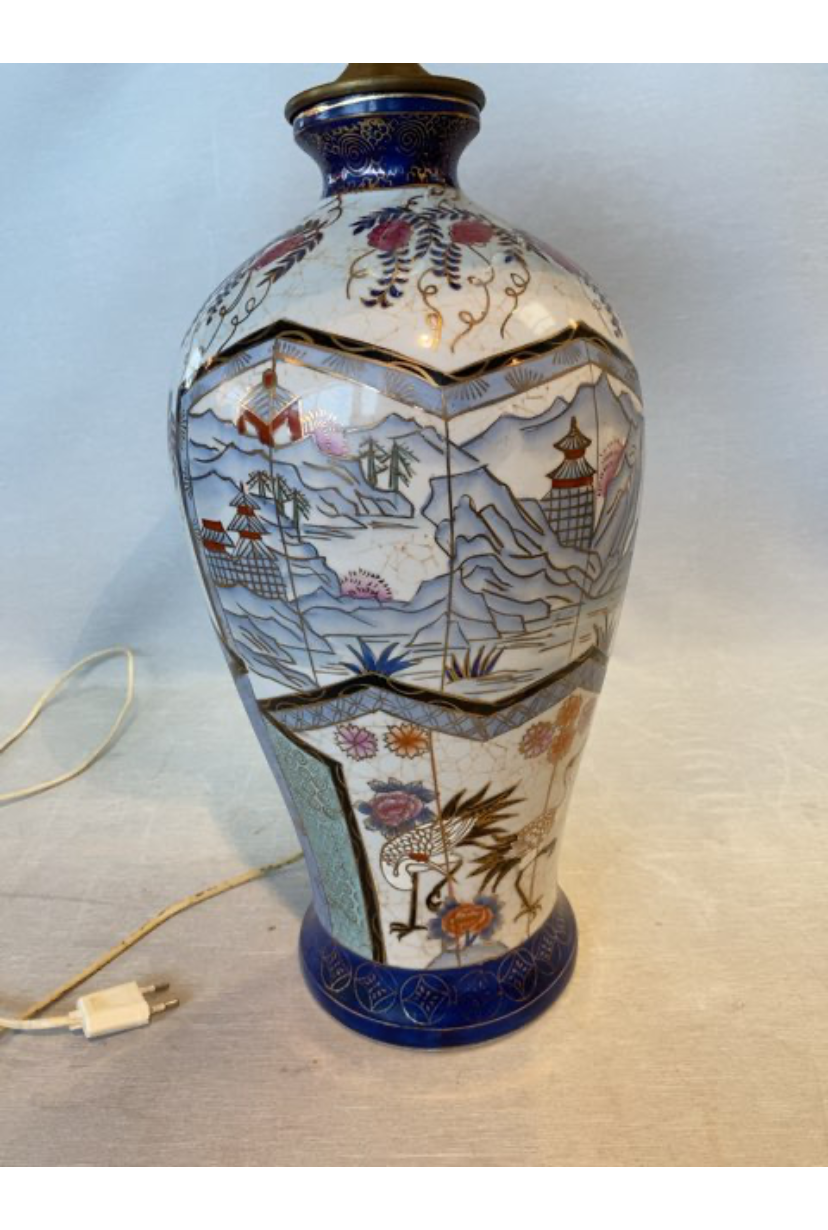 Kinesisk panorama bord lampe