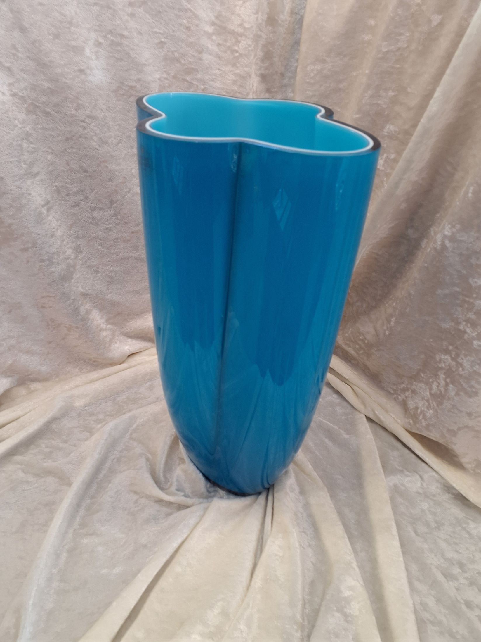 Holmegaard Gardenia turkis vase