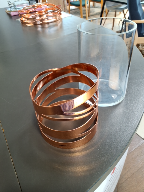 Stelton vase kobber