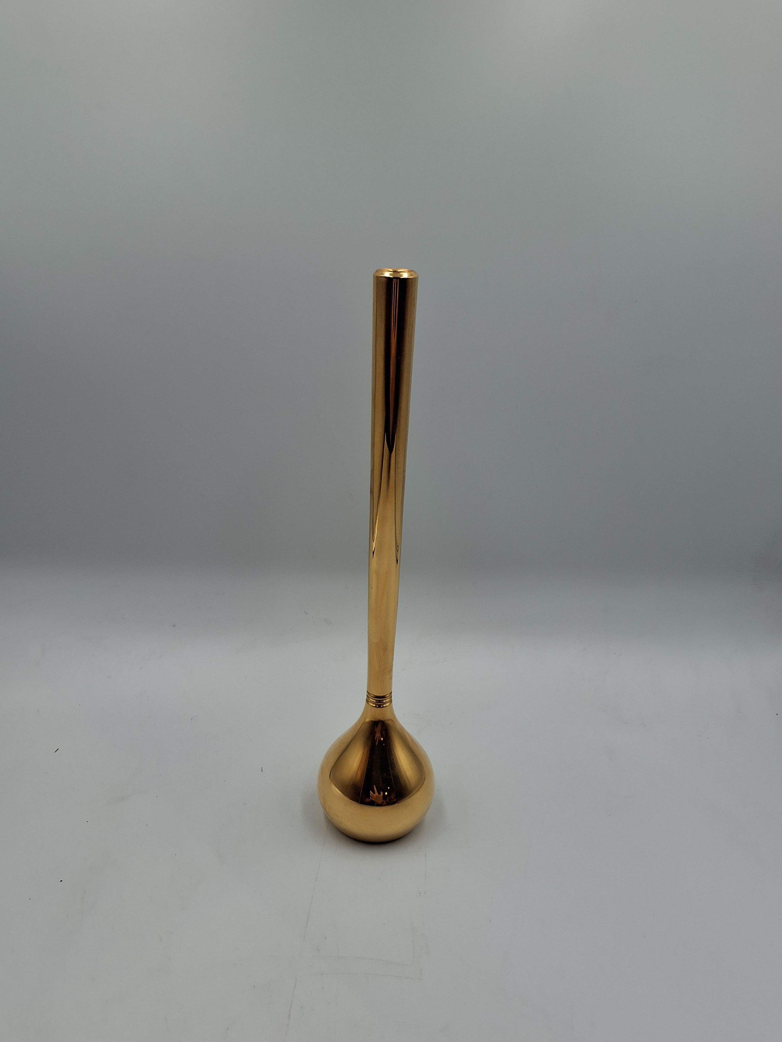 Desing Asmussen  "Lysestage / Vase" 24 CARAT