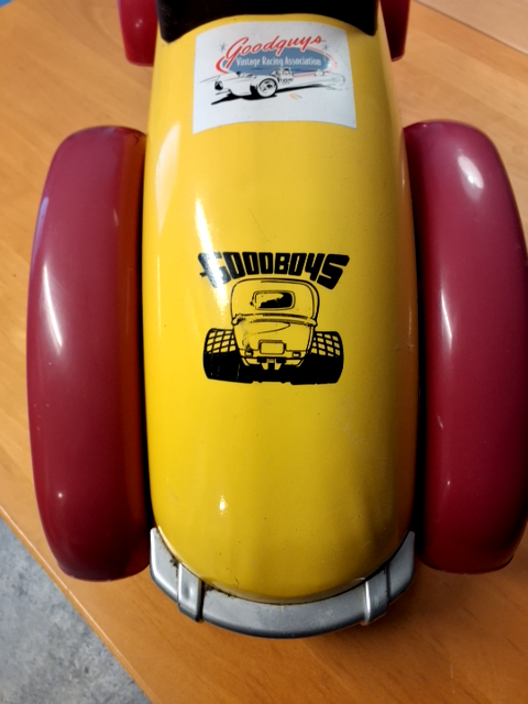 Baghera speedster skubbebil Retro stil