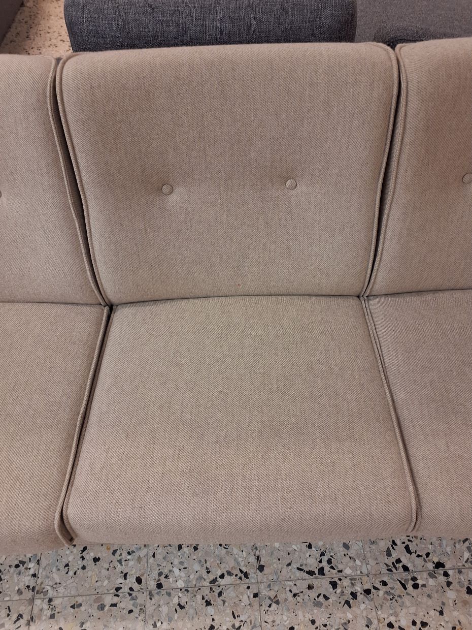 3 personers sofa beige