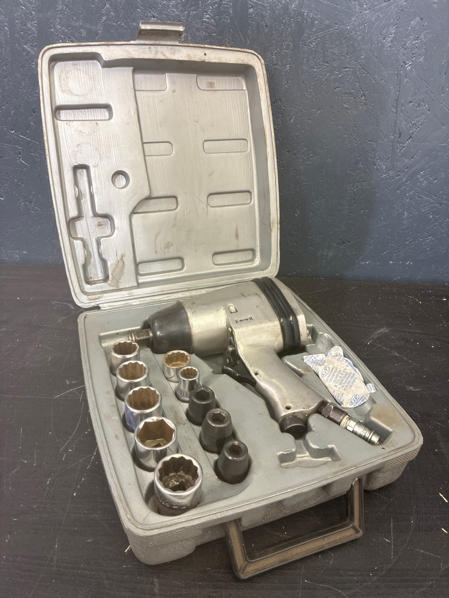 Air Impact Wrench Kit tryknøgle