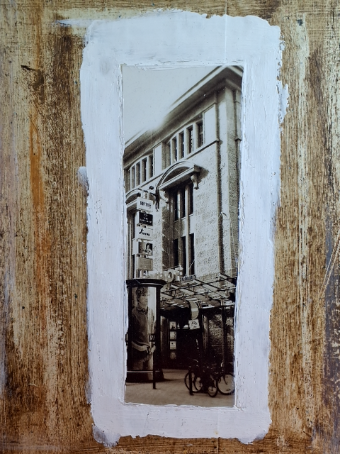 Maleri: Tysk gade "Photo"