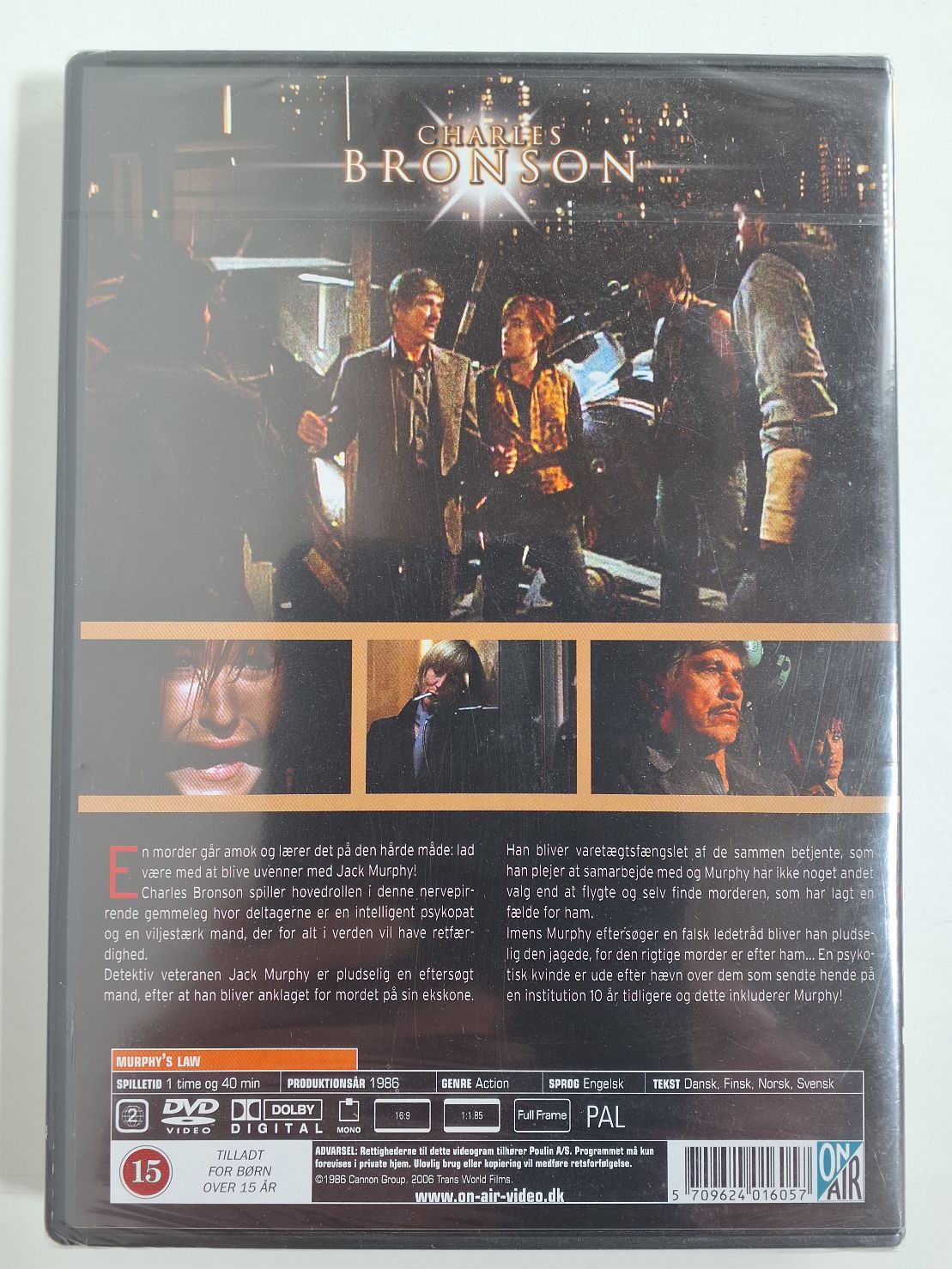 Dvd Murphy's Law Charles Bronson