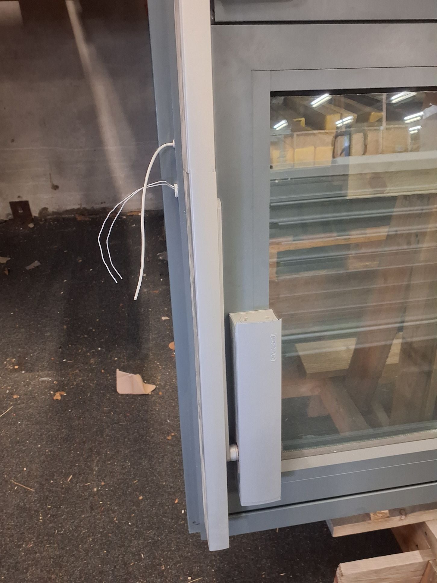 Dørparti i aluminium