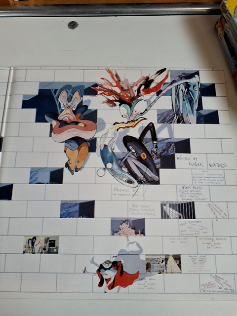 Pink Floyd The Wall, udgivet 1979, 2 LP