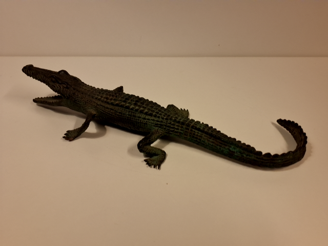 Bronze krokodille