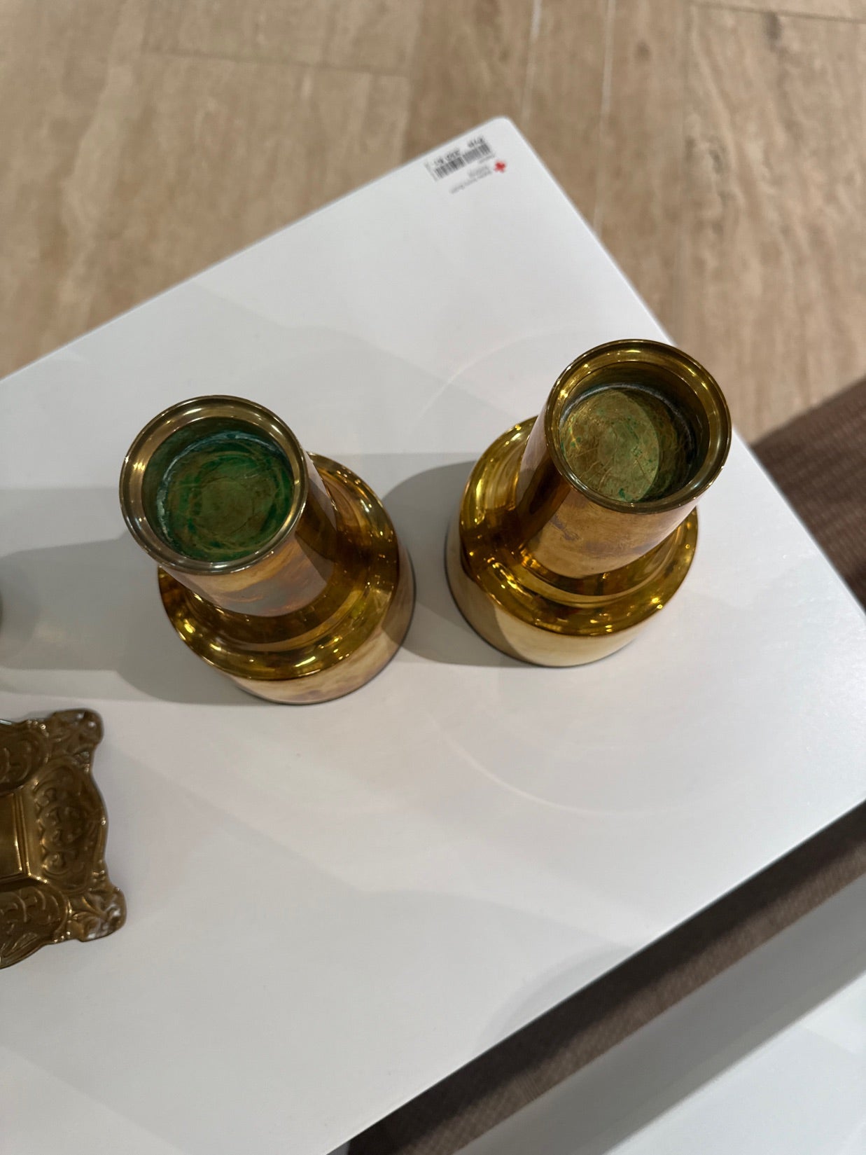 Lysestager runde i guld