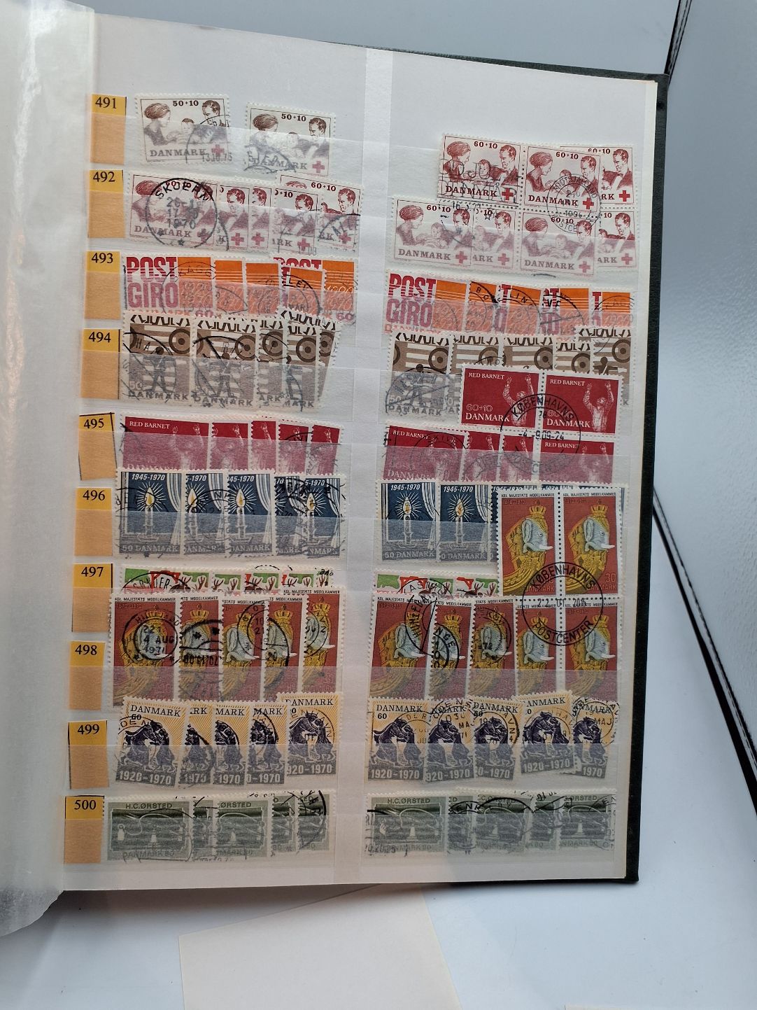 Frimærkesamling, udsøgt AKA 1-500