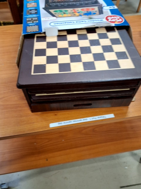 Wooden game collection