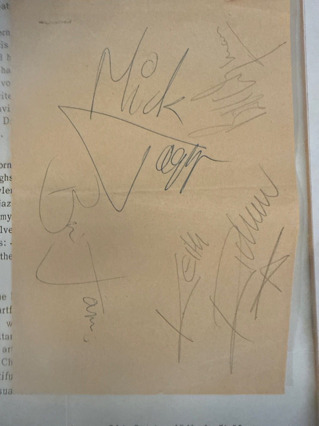Musik - Rolling Stones autografer