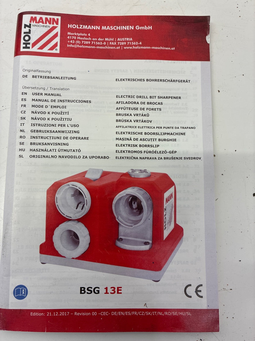 Holz-Mann slibebormaskine BSG 13E